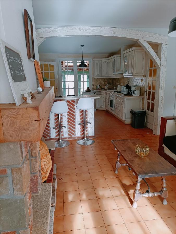 Villa 8 Personnes O Mes Anges Saint-Julien-en-Born Luaran gambar